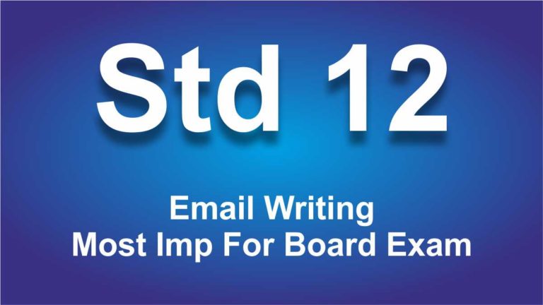Email Writing For Class 12 Most Imp For Board Exam