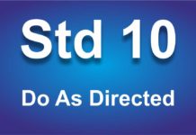 Do As Directed for std 10