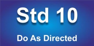 Do As Directed for std 10