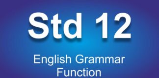 English Grammar Function