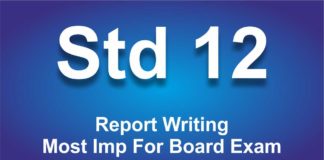 Report Writing most imp for board exam
